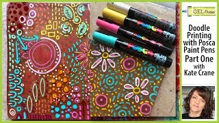 Gel Press Funky Doodles PART ONE with Kate Crane