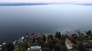 Medina Beach to Seattle and back Phantom 3 Pro drone 2015-07-09