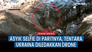 Prajurit Ukraina Terdeteksi Drone Pengintai Rusia, Auto Dihantam Drone Ledak!
