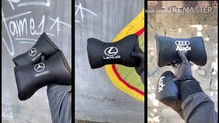 Подушка-подголовник с маркой авто