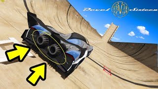 5.000HP 560 KM/H CARRO MAIS RÁPIDO DO MUNDO NA MEGA RAMPA?  GTA 5 - 2014 Devel Sixteen Prototype