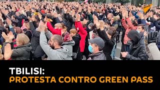 Tbilisi: protesta contro green pass