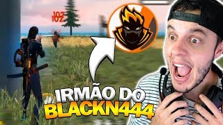 WHITE FF O IRMÃO CAÇULA DO BLACKN444 NO FREE FIRE! PRO PLAYER MOBILE