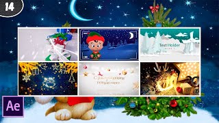 Проекты Adobe After Effects. Новогодний проект After Effects. СКАЧАТЬ Проекты After Effects. #14