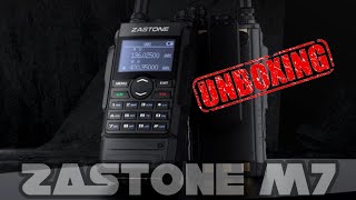 unboxing zastone M7 vhf uhf