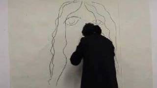 Drawing Jesus Live & Blindfolded