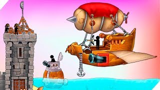 СУПЕР ПУШКА ДИРИЖАБЛЬ БОСС Катапульта:Атака пиратов The Catapult:Clash With Pirates Игры для андроид