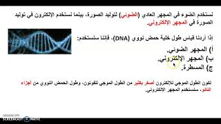 تقنيات النانو - أسئلة حول المجهر الإلكتروني.
