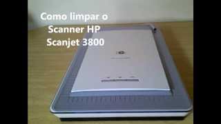 Como limpar HP 3800 Scanjet