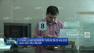 Q4-2021, Utang Luar Negeri turun jadi Rp 5.935 T