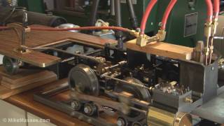 Allen Models Chloe on Air (Stephenson valve gear) live steam