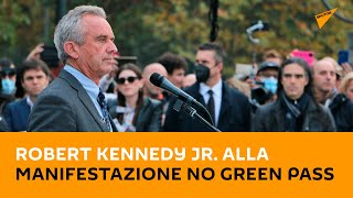 Milano: Robert Kennedy Jr. si rivolge ai manifestanti anti-green pass (continuazione)