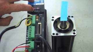 SANYO DENKI RS1A03AA/Q1AA06040DXS00 Ac servo amplifier / servo motor　動作確認