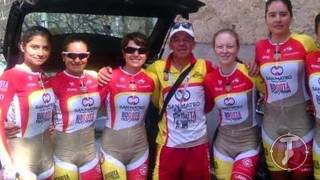 Colombian Female Cyclist Uniform kit Looks naked - Vagina-like Bogota Humana's Scandal!