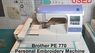 Brother PE 770 Tutorial [PART 2 of 3] - SOLD
