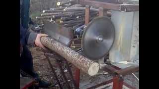 Körfűrész építés Part 3 Saw Home Construction rönkvágás