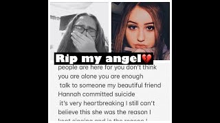 Rip my beautiful friend Hannah Stone