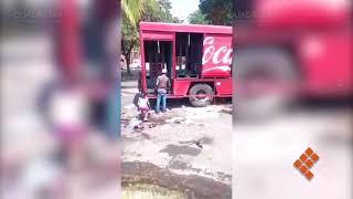 Reportan actos de rapiña tras bloqueos en Apatzingán