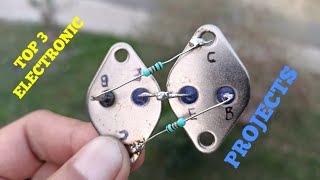 TOP 3 ELECTRONIC PROJECTS WITH MOSFET 540, TRANSISTOR 2N3055 & TTA1943 (4 May 2021)