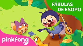 La Cigarra y la Zorra | Fábulas de Esopo | Pinkfong Cuentos Infantiles
