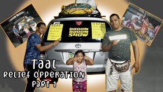 TAAL VOLCANO RELIEF OPERATION TANAUAN BATANGAS PART 1