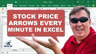 Minute by Minute Stock Price Arrows In Excel - 2429