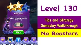 Bejeweled Stars Level 130 Tips and Strategy Gameplay Walkthrough No Boosters
