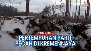 Tentara Ukraina Auto Panik Diserbu Tembakan Pasukan Putin di Kremennaya
