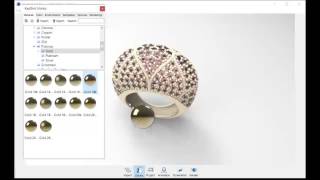 Photorealistic renders for jewlery design in Keyshot