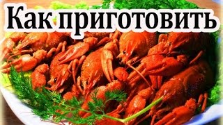 Как приготовить раков.Как варить раков.Раки к пиву