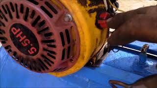 Зил-130 Компрессор своими руками (доработка)часть 2 gasoline compressor pukan-200l