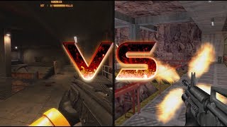 Half life VS Black Mesa - Weapon Comparison (Side by Side)
