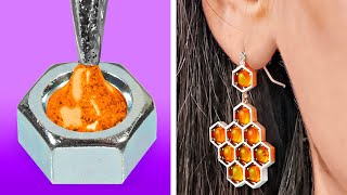 Brilliant diy jewelry ideas || glue gun, epoxy resin, polymer clay crafts