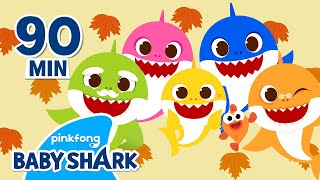 BEST Baby Shark Story Collectioon | +Compilation | Fall Playlist w/ Stories 