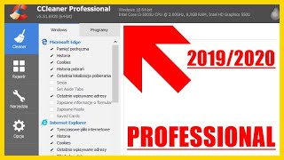CCleaner Professional v5.63 (PC 2019 Full Version) - Activation Key / Klucz Aktywacyjny