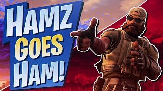 HAMZ GOES HAM! 15 KILL SOLO WIN (Fortnite BR Full Game)