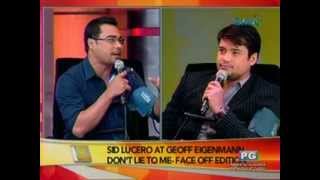 SC: Sid Lucero at Geoff Eigenmann, Don't Lie To Me- Face off edition