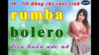 Lời đắng cho cuộc tình - sến bolero trữ tình . gái xinh .