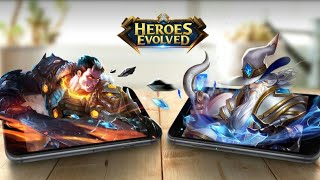 Heroes Evolved!!  Потная катка,  тащили как могли!!