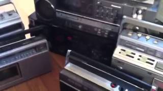 More of My Panasonic Boombox Radio Collection part 2