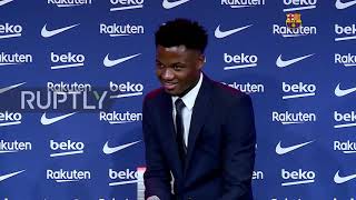 "My dream was to grow and be able to succeed here" - Ansu Fati after renewing with FC Barcelona