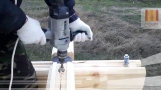 Строим новый дом на Сапун-Горе из профилированного бруса. Промежуточные этапы. Ти-Арт
