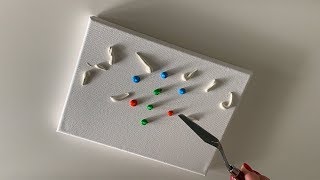 Релакс / Абстрактная картина / Акрил / Мастихин/ Ежедневная Терапия Искусством/День #01