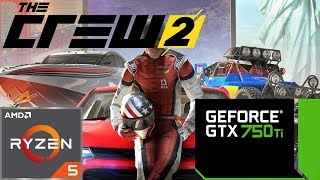 The Crew 2 Closed Beta on a GTX 750Ti (GPU Bottleneck)