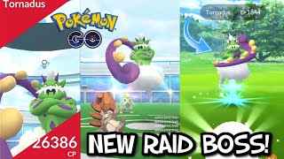 FIRST EVER TORNADUS EX RAID IN POKEMON GO! *NEW* LEGENDARY RAID BOSS!