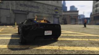 Взрыв машины в GTA 5 - Rockstar Editor