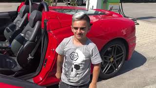 Gaetanino Con La Ferrari Senza Benzina