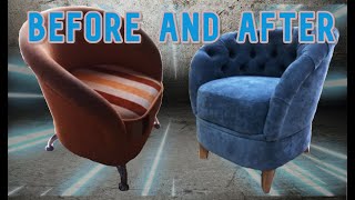 КРЕСЛО своими руками/реставрация мебели/DIY/Chair with his hands, the restoration ИЗГОТОВЛЕНИЕ