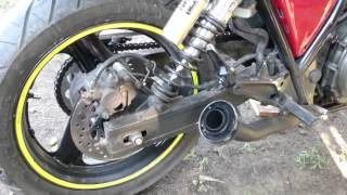 Мото Moto. Honda CB400 Отсечка без банки. Stretch without banks. 2015