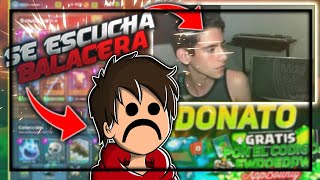 BALACERA CUANDO "THEDONATO" GRABÓ CLASH ROYALE ?